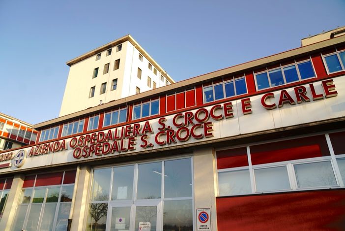 Il pronto soccorso dell'ospedale "Santa Croce" di Cuneo (foto Mattia Benozzi)