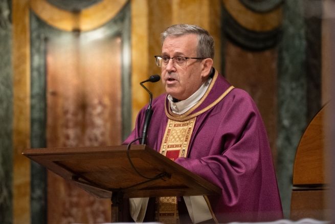 Il 26 marzo don Attard ha presieduto la sua prima Messa da Rettor Maggiore nella Basilica di Maria Ausiliatrice (foto Agenzia Info Salesiana)