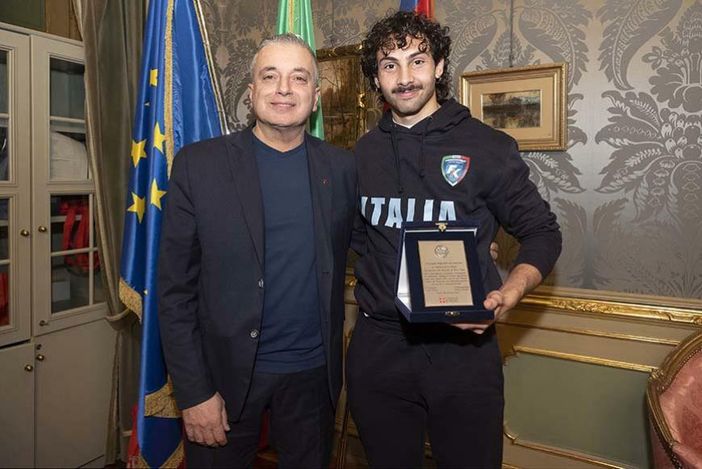 Fina con il vicepresidente del Consiglio regionale Graglia Fina con il vicepresidente del Consiglio regionale Graglia
