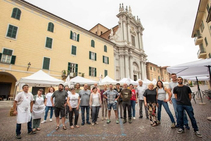 I protagonisti del Mercato della Terra di Bra (Foto  Tino Gerbaldo)