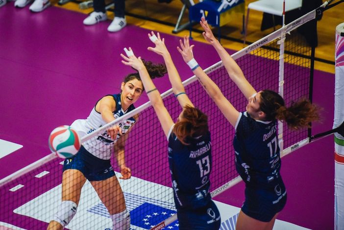 una immagine del match (foto ufficio stampa Itas Trentino)