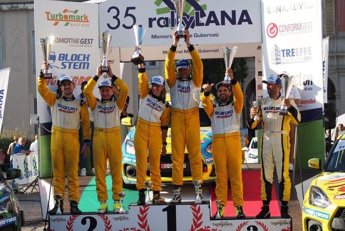 Successo al "Rally della Lana": Matteo Giordano e Manuela Siragusa ipotecano la Suzuki Rally Cup