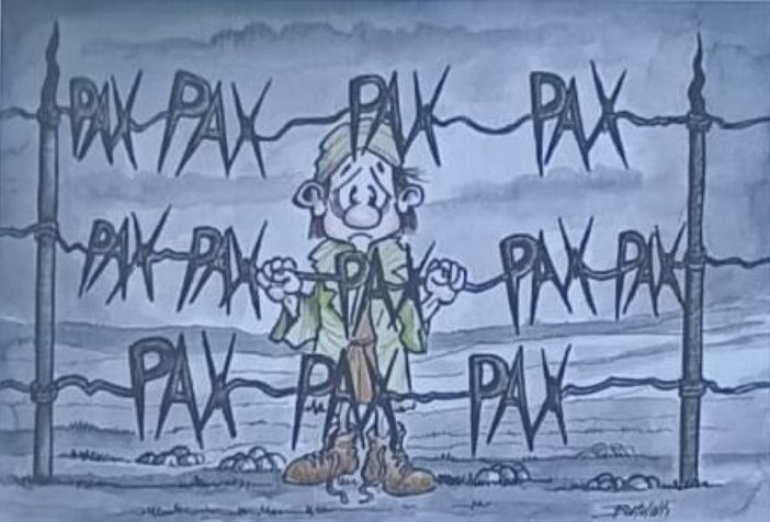 Verzuolo: lunedì 22 aprile si inaugura la mostra “Eurohumor: stanchi di guerra” Verzuolo: lunedì 22 aprile si inaugura la mostra “Eurohumor: stanchi di guerra”