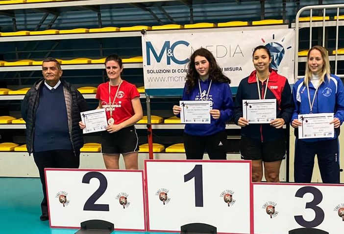 Tennis Tavolo Alba: Elisa Giacosa sugli scudi nei campionati regionali