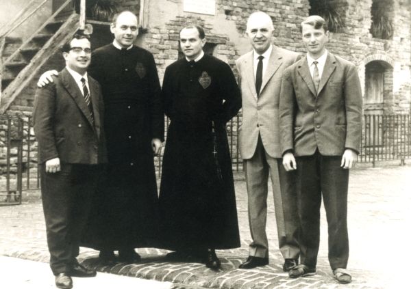 Fratel Luigi Bordino durante una sua visita a Colle don Bosco (Foto fratelluigibordino.it)