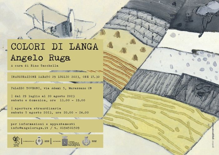 A Murazzano s'inaugura la mostra del maestro Angelo Ruga "Colori di Langa"