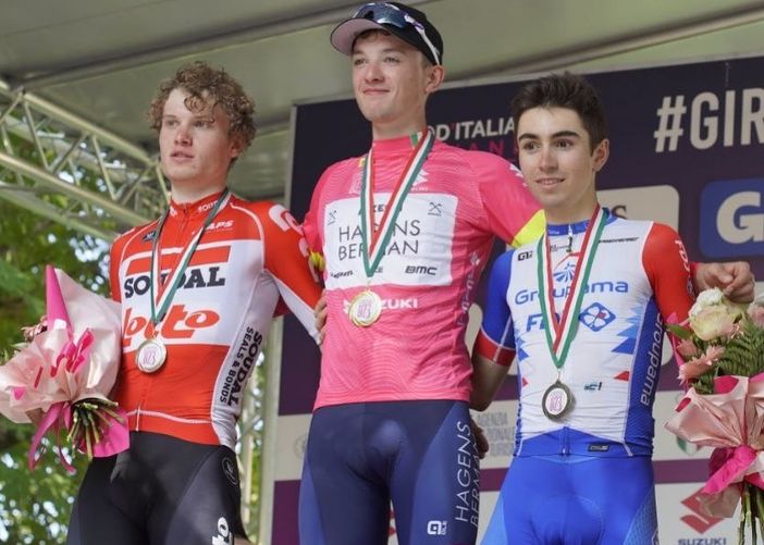 (Podio finale del Giro d'Italia U23 - FOTO PAGINA FB Giro d'Italia U23)