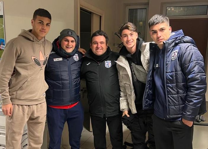 Nella foto Enzo Barrenechea, Christian Sobrero, Giuseppe Aliberti, Matias Soulè e Lautaro Barrenechea