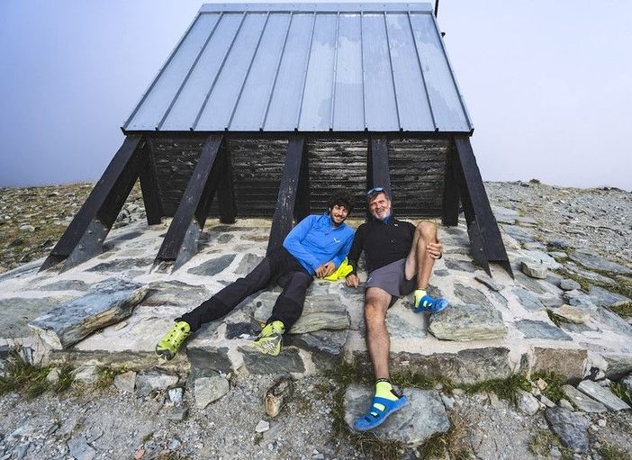 Nella foto, dell’agosto 2018, Alberto Silvestro col figlio Andrea, impegnati in una camminata di “montagna terapia”, al rifugio "Quintino Sella" Nella foto, dell’agosto 2018, Alberto Silvestro col figlio Andrea, impegnati in una camminata di “montagna terapia”, al rifugio "Quintino Sella"
