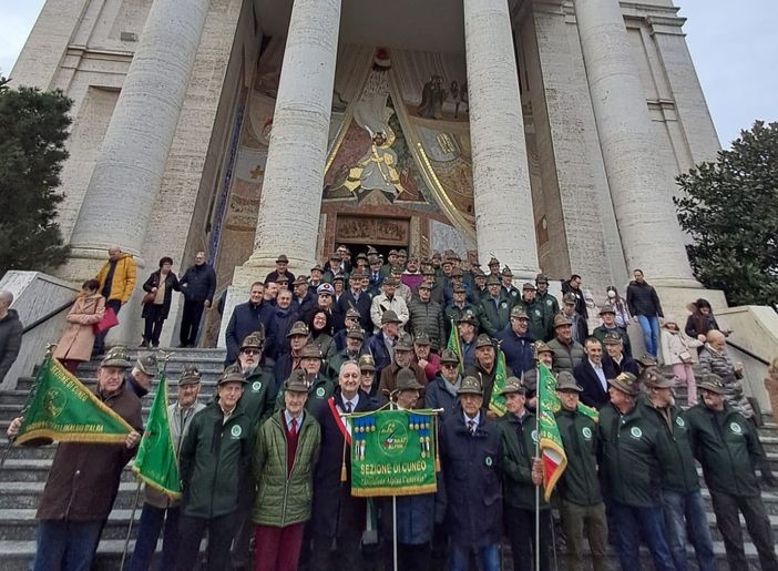 La festa sociale del gruppo Alpini di Bra