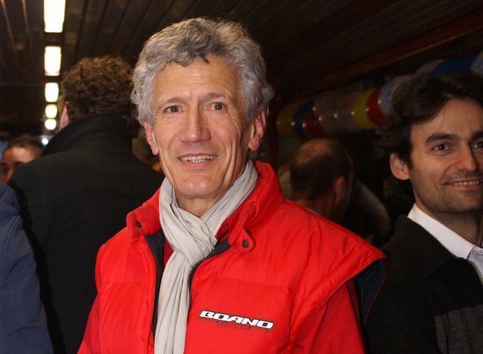 Un'immagine del 2010: Roberto Boano alla presentazione della Dakar Un'immagine del 2010: Roberto Boano alla presentazione della Dakar