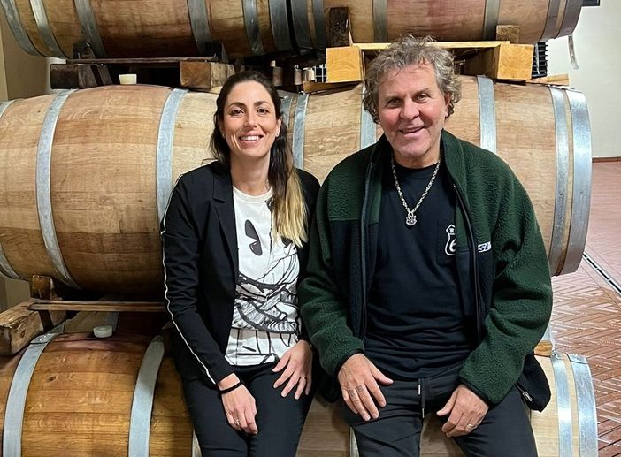 Sara Vezza e Renzo Rosso - foto da Facebook Sara Vezza e Renzo Rosso - foto da Facebook