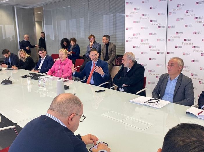 Un momento della riunione organizzativa tenuta oggi a Torino Un momento della riunione organizzativa tenuta oggi a Torino