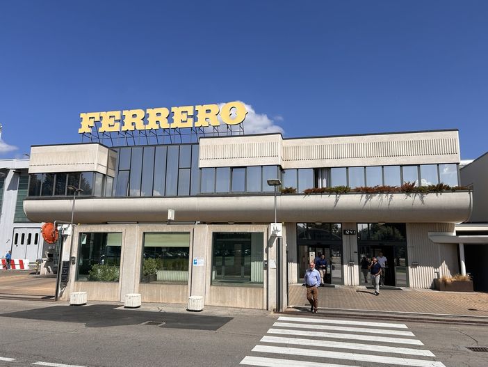 L'ingresso dello stabilimento albese di Ferrero