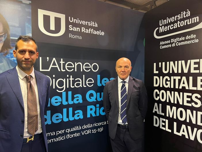 Da sinistra Carmine e Vincenzo Maffettone, responsabili delle sedi cuneesi e imperiesi di Multiversity Group