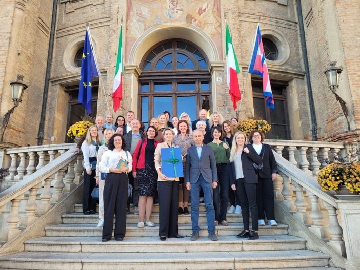 Delegazione lituana in visita a Bra