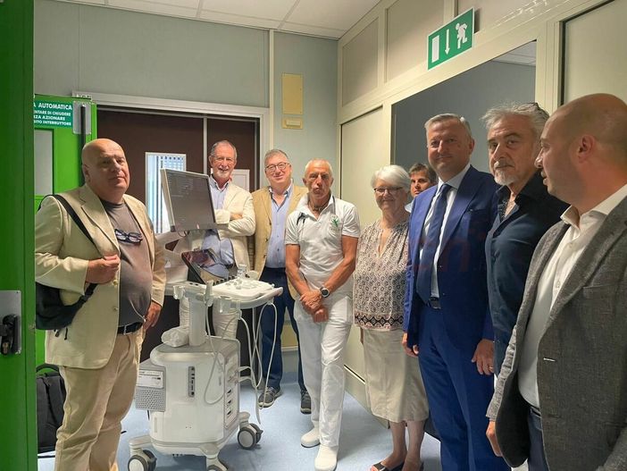 Il nuovo ecografo di ultima generazione in dotazione all'ospedale di Ceva