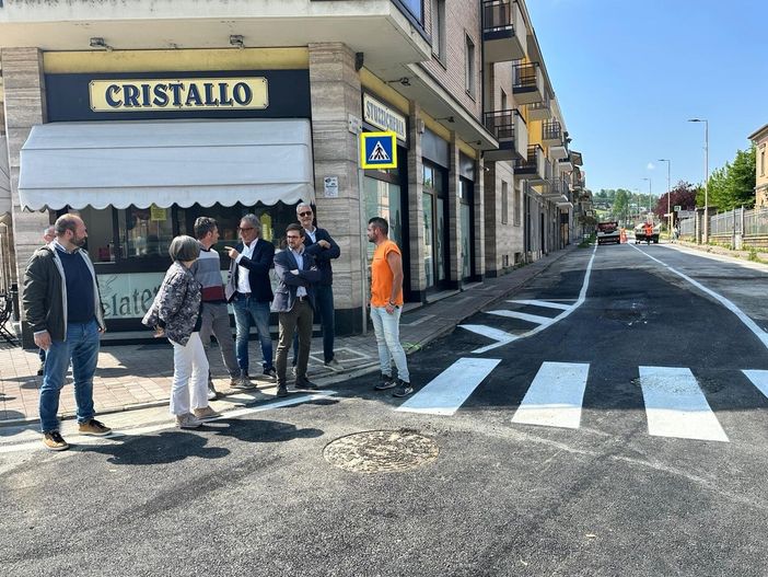 Gli ultimi interventi in corso Enotria ad Alba Gli ultimi interventi in corso Enotria ad Alba