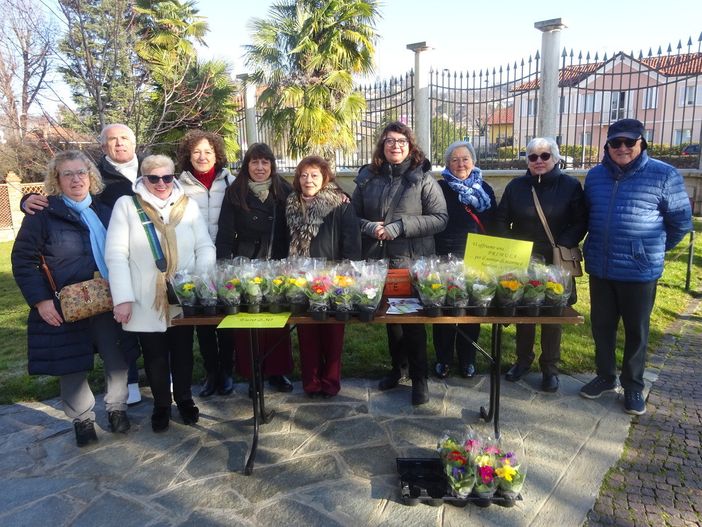 In foto i volontari del Cav al Santuario della Madonna dei Fiori di Bra