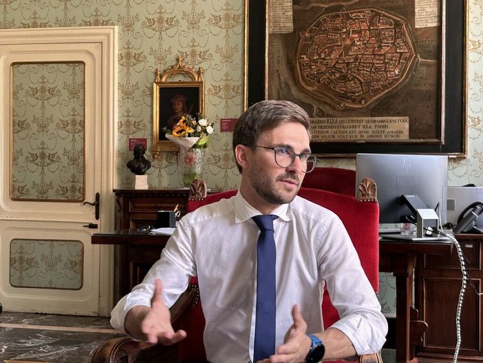 Il sindaco di Alba Alberto Gatto Il sindaco di Alba Alberto Gatto