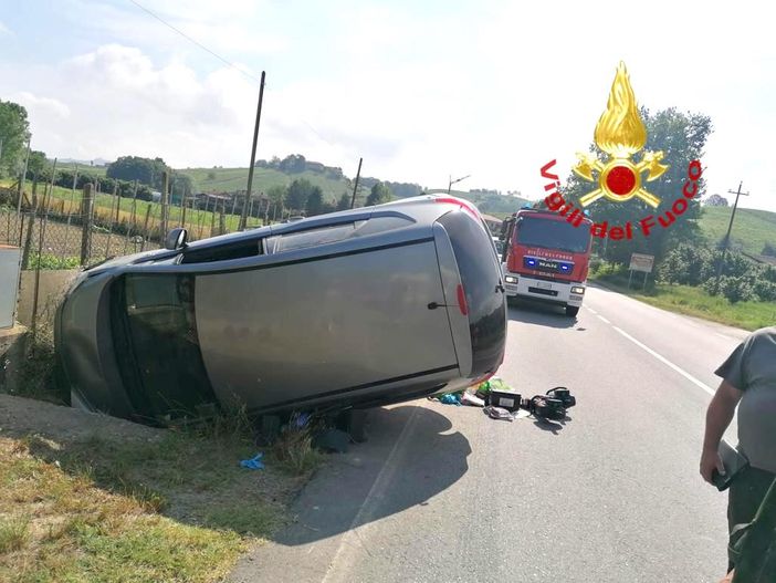 La scena dell'incidente
