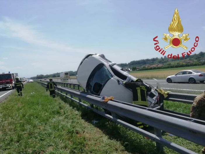 Due feriti in un incidente sull’autostrada Torino-Savona