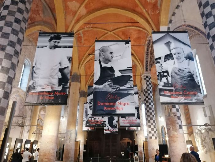 Alba, le stelle della cucina di Langhe, Monferrato e Roero in mostra nella Chiesa di San Domenico Alba, le stelle della cucina di Langhe, Monferrato e Roero in mostra nella Chiesa di San Domenico