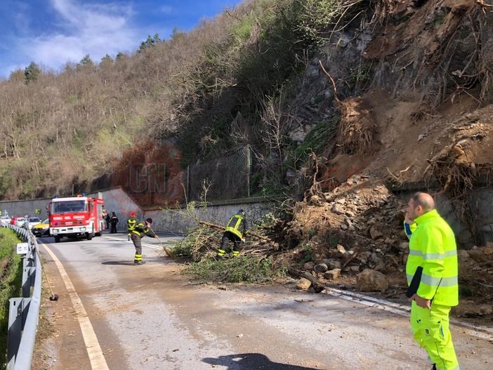 Lo scorso 1° aprile il crollo sulla trafficata Statale