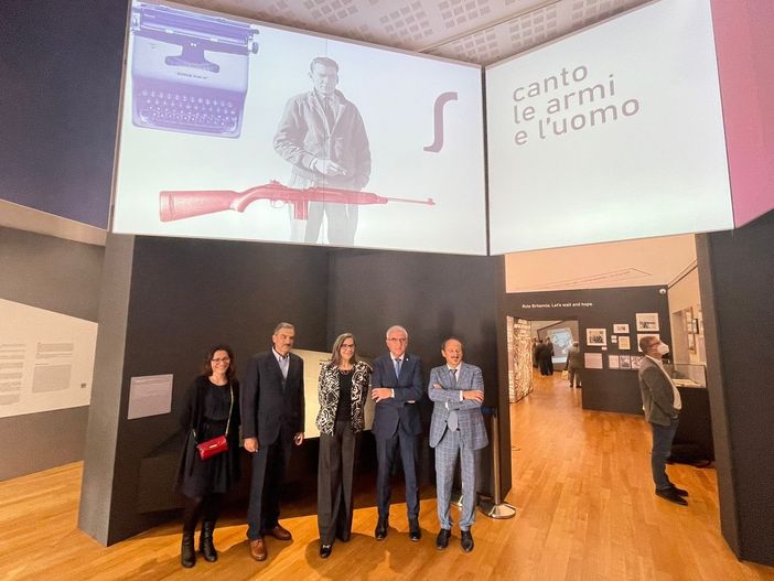 Stamattina la presentazione dell'esposizione visitabile sino a gennaio 2023 Stamattina la presentazione dell'esposizione visitabile sino a gennaio 2023