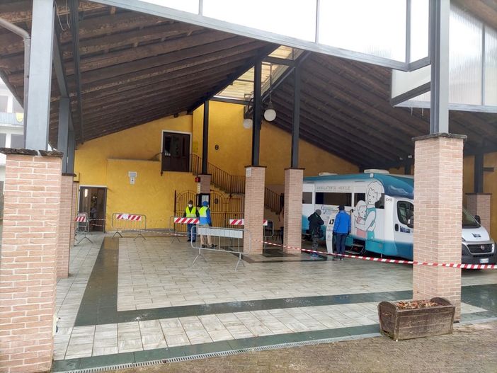 Vaccinazioni anche a Narzole con l’ambulatorio mobile dell’Asl Cn2