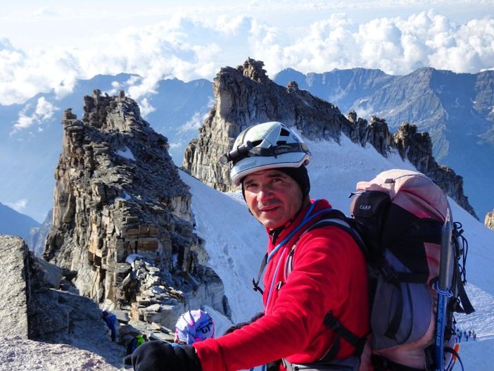 Romeo Uries, infermiere, speleologo appartenente anche al Soccorso Alpino e Speleologico Piemontese.