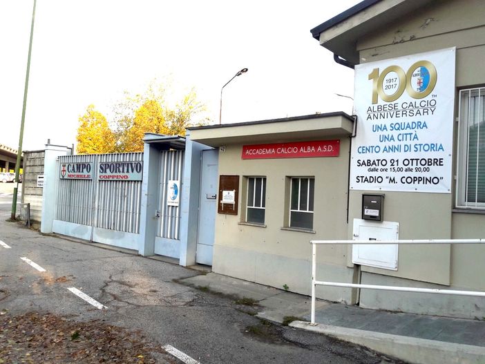 L'ingresso del campo Coppino, teatro dei fatti
