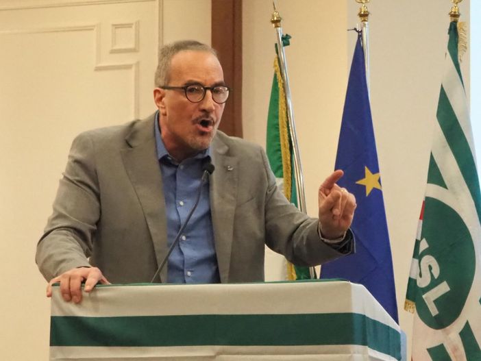 Il segretario generale della Cisl Cuneo Enrico Solavagione