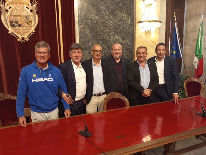 Nella foto, da sinistra: Baccanelli, Maniscalco, Musso, Fantino, Bongioanni e Bernardi