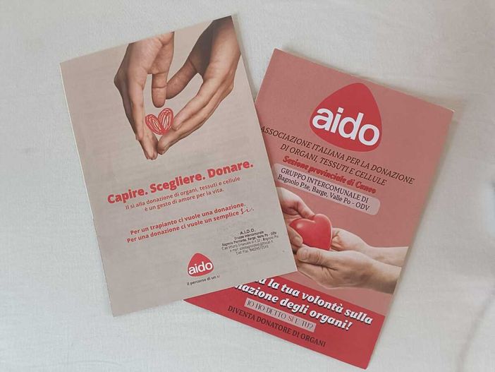 Donazione organi, da AIDO e Provincia di Cuneo una lettera ai 247 sindaci della Granda