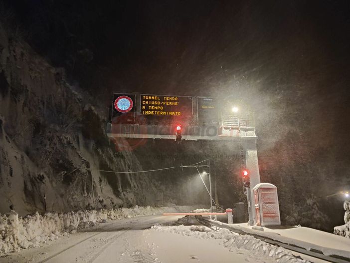 Chiuso il Col di Tenda a tempo indeterminato