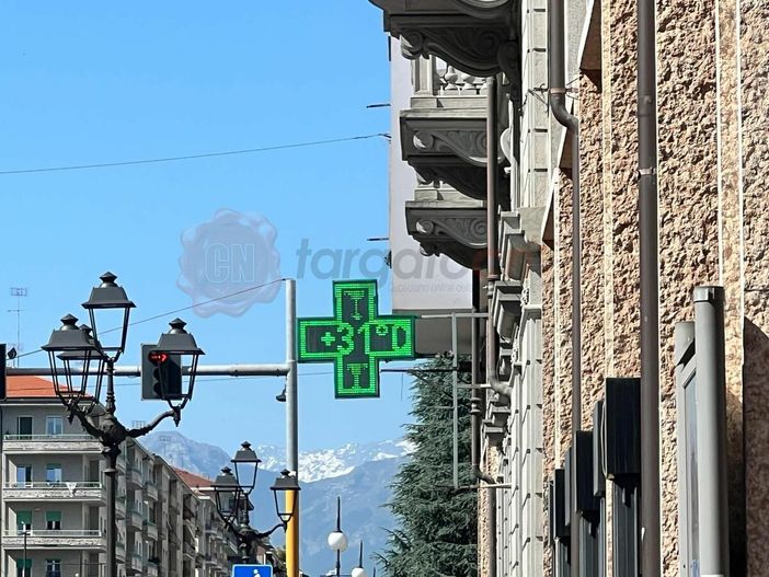 La temepratura registrata alle 10 di mattina lo scorso 27 maggio a Cuneo