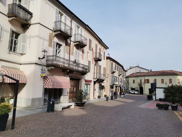 Piazza Rossetti ad Alba