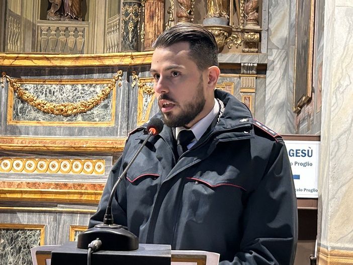 Il comandante dei Carabinieri di Alba, capitano Giuseppe Santoro