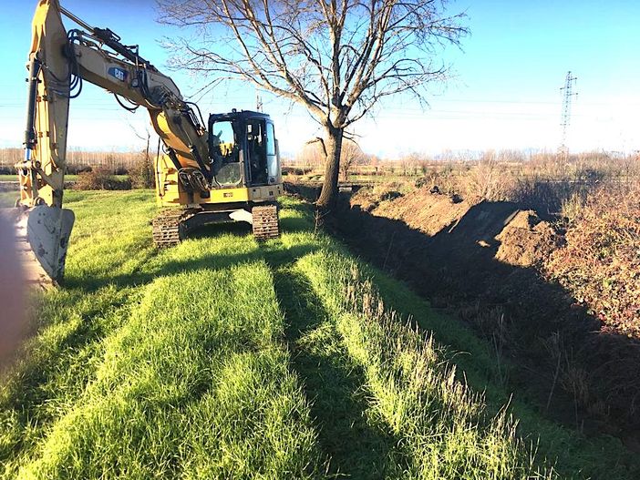 Ruspe al lavoro nella frazione braidese