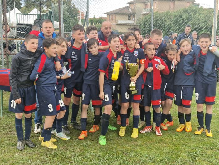 I giovanissimi vincitori dell'ASDG Centallo