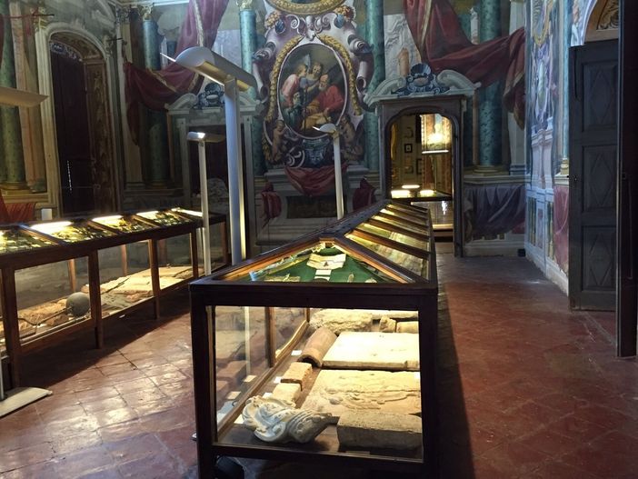 L'interno del museo "Adriani"