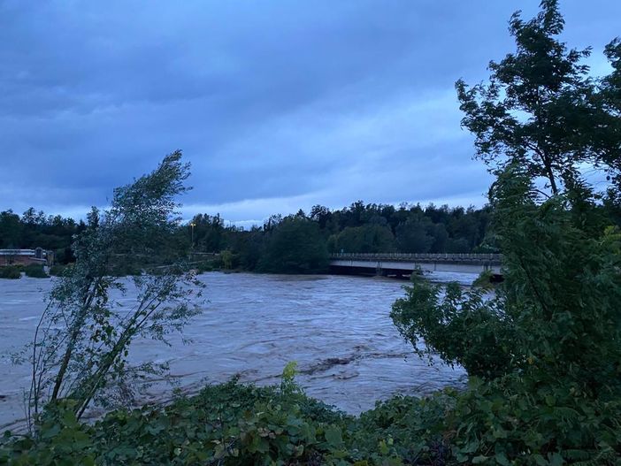 Maltempo, chiusa la Strada provinciale da Monchiero a Bastia