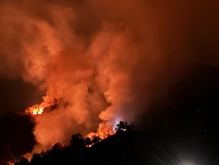 Incendio Mombracco del 18 agosto Incendio Mombracco del 18 agosto