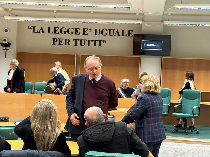 Mario Roggero in Tribunale ad Asti