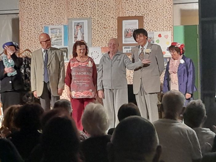 Uno degli ultimi spettacoli "Premiata merceria Pautasso"