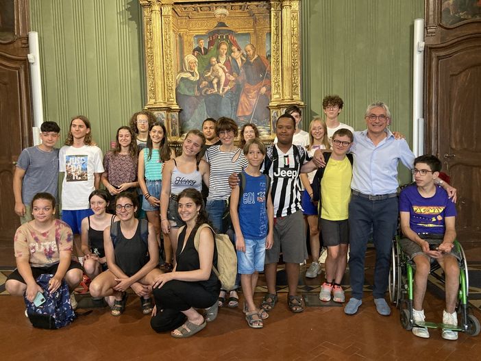 Alba: i ragazzi dell'Ubuntu Camp hanno incontrato il sindaco Bo e l’assessore Boschiazzo