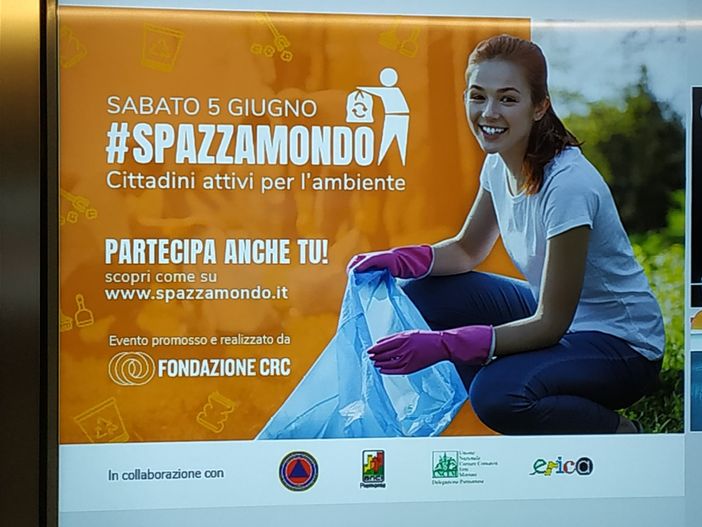Presentata l'iniziativa #Spazzamondo: una giornata di raccolta dei rifiuti abbandonati per 150 comuni della Granda