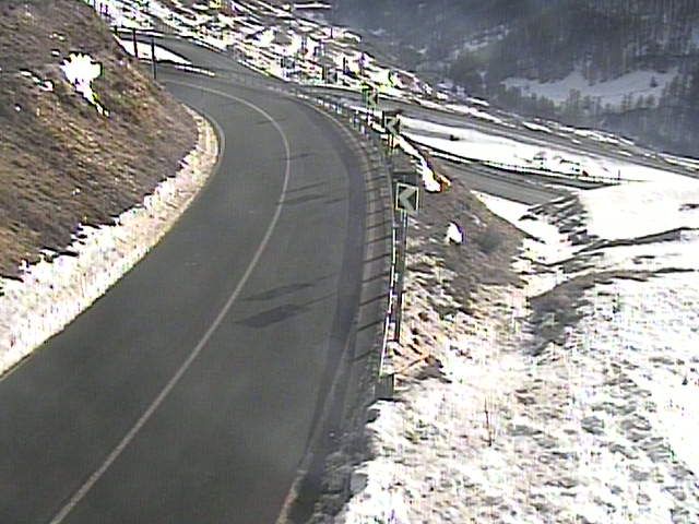 Colle della Maddalena, lato Italia - foto webcam