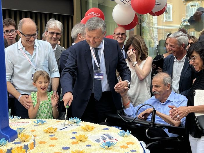 Giandomenico Genta alla festa per il primo compleanno del Rondò dei Talenti a Cuneo [FOTO E VIDEO]